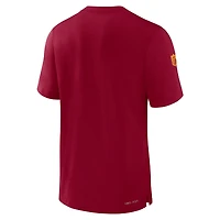 Men's Nike Burgundy Washington Commanders Sideline Player Performance T-Shirt