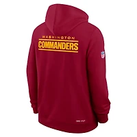 Sweat à capuche Nike bordeaux Washington Commanders Sideline Standard Issue Initial Domicile Dri-FIT pour homme