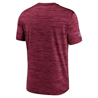 Men's Nike Burgundy Washington Commanders Sideline Velocity Athletic Performance - T-Shirt