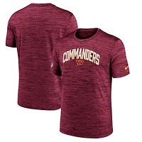 Men's Nike Burgundy Washington Commanders Sideline Velocity Athletic Performance - T-Shirt