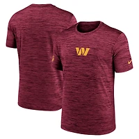T-shirt Nike bordeaux Washington Commanders Sideline Velocity Dri-FIT pour homme