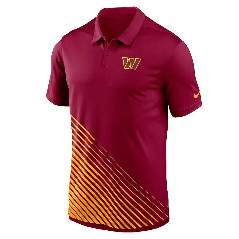 Polo Nike Washington Commanders Vapor Performance pour homme, bourgogne