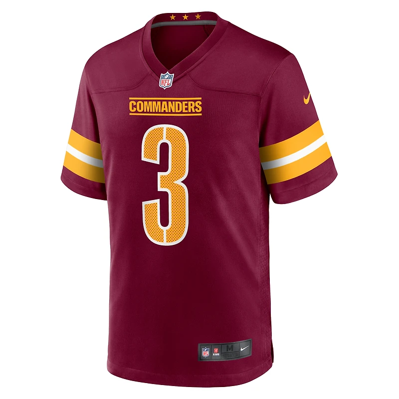 Men's Nike Cade York  Burgundy Washington Commanders Game Jersey