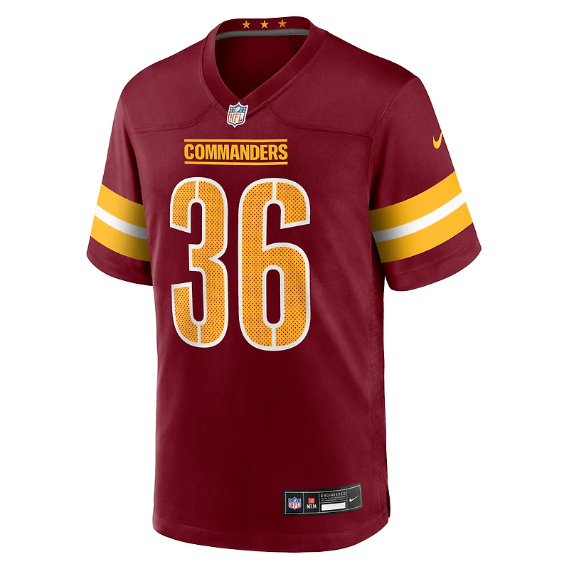 Maillot Nike Chris Rodriguez Jr. Bordeaux pour homme des Washington Commanders