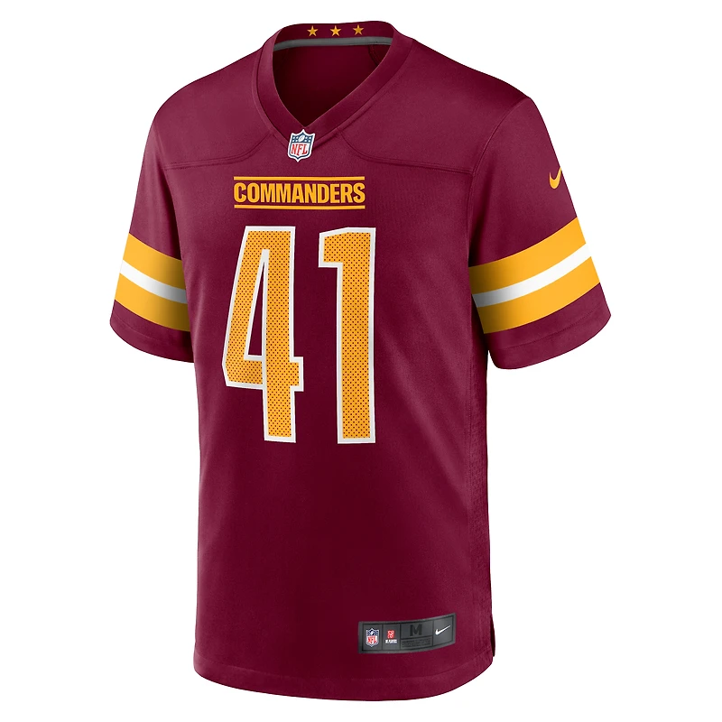 Men's Nike Colson Yankoff  Burgundy Washington Commanders Game Jersey