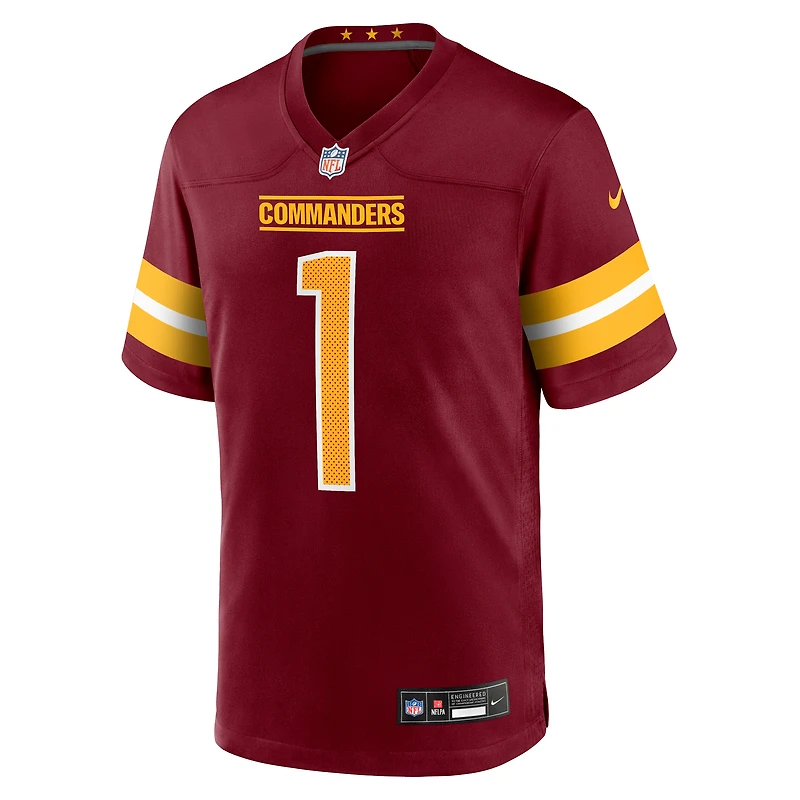 Men's Nike Deebo Samuel Sr Burgundy Washington Commanders Game Player Jersey