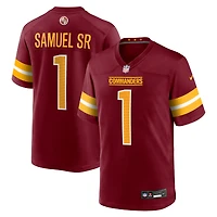 Men's Nike Deebo Samuel Sr Burgundy Washington Commanders Game Player Jersey