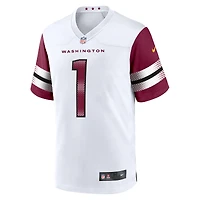 Maillot de joueur jeu Nike Deebo Samuel Sr pour homme, blanc, Washington Commanders