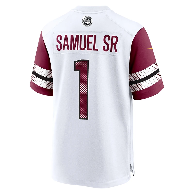 Maillot de joueur jeu Nike Deebo Samuel Sr pour homme, blanc, Washington Commanders