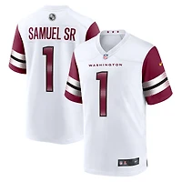 Maillot de joueur jeu Nike Deebo Samuel Sr pour homme, blanc, Washington Commanders