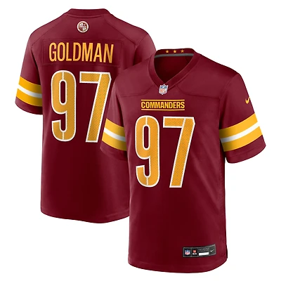 Men's Nike Eddie Goldman  Burgundy Washington Commanders Team Game Jersey