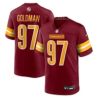 Men's Nike Eddie Goldman  Burgundy Washington Commanders Team Game Jersey