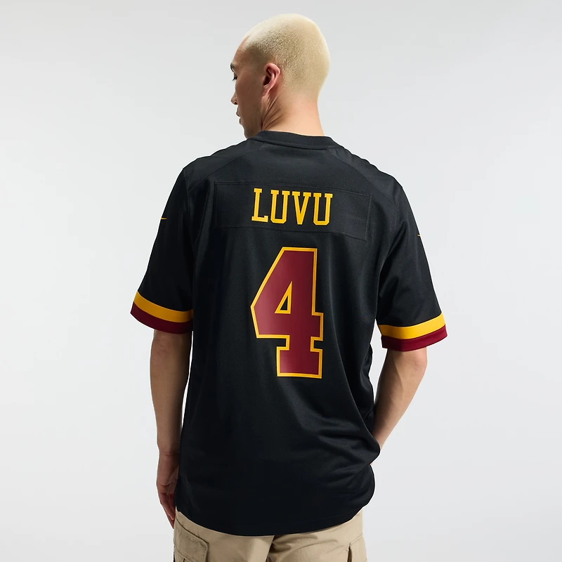 Men's Nike Frankie Luvu White Washington Commanders Game Super Bowl Era Jersey