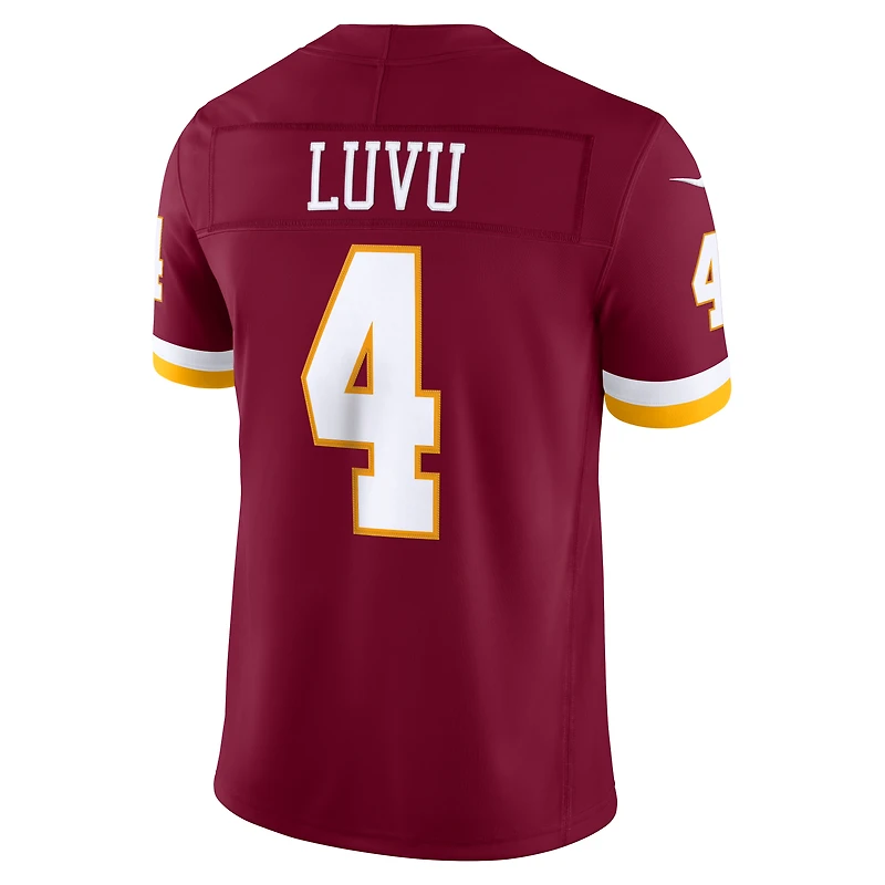 Men's Nike Frankie Luvu Washington Commanders Vapor F.U.S.E. Stitched Limited Jersey