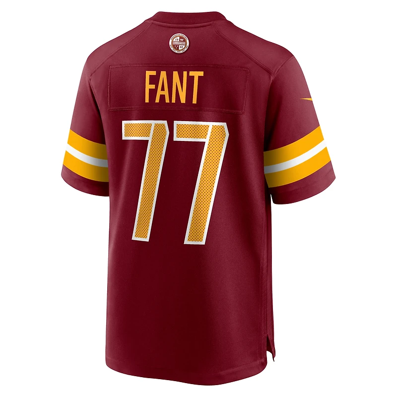 Maillot Nike George Fant Bordeaux pour homme des Washington Commanders