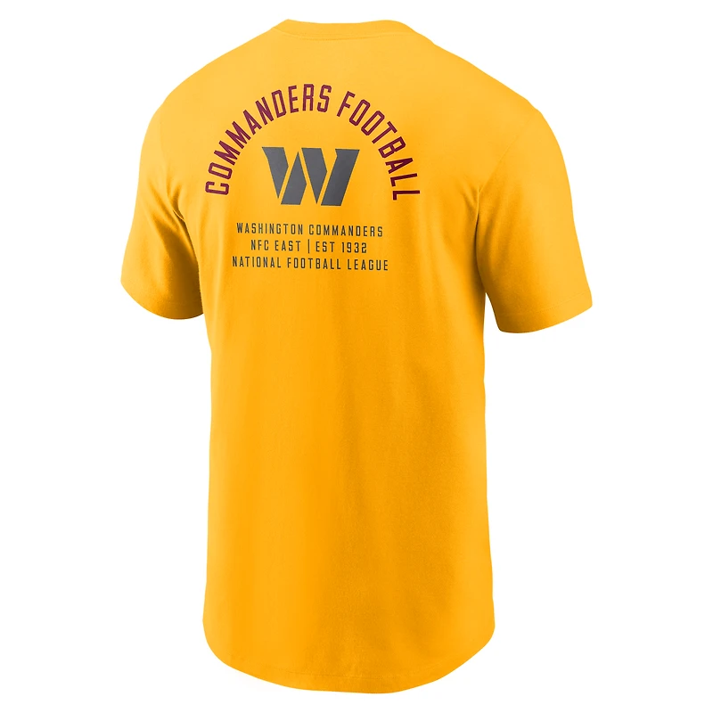 Men's Nike Gold Washington Commanders Essential T-Shirt