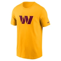 Men's Nike Gold Washington Commanders Primetime Logo Essential T-Shirt