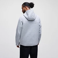 Men's Nike Heather Gray Washington Commanders Tech Fleece Raglan Full-Zip Windrunner Hoodie