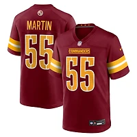Maillot Nike Jacob Martin bordeaux pour homme des Washington Commanders