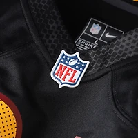 Maillot de joueur alternatif Nike Jayden Daniels pour homme, noir, Washington Commanders