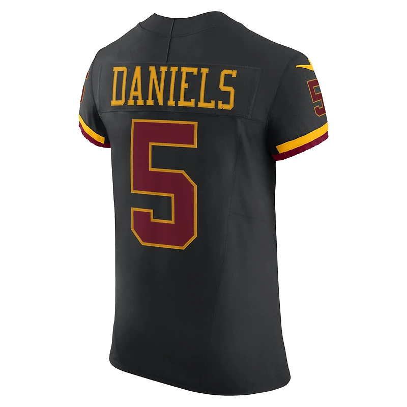 Men's Nike Jayden Daniels Black Washington Commanders Alternate Vapor F.U.S.E. Elite Jersey