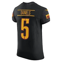Maillot Nike Jayden Daniels noir pour homme des Washington Commanders Alternate Vapor F.U.S.E. Elite