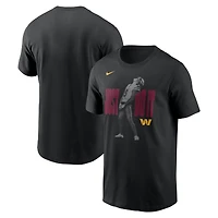 T-shirt Nike Jayden Daniels noir Washington Commanders « Just Do It » pour homme