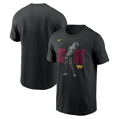 Men's Nike Jayden Daniels Black Washington Commanders Just Do It T-Shirt