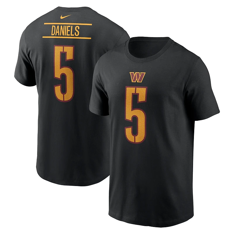 Men's Nike Jayden Daniels Washington Commanders Name & Number T-Shirt