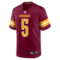 Men's Nike Jayden Daniels Burgundy Washington Commanders  Player Game Jersey