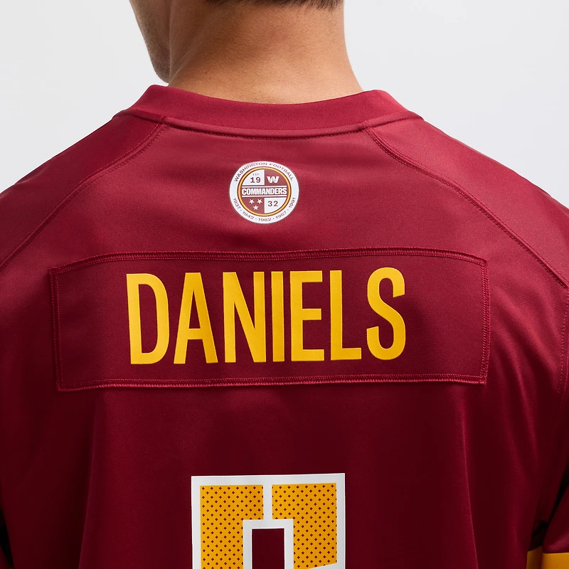 Men's Nike Jayden Daniels Burgundy Washington Commanders  Player Game Jersey