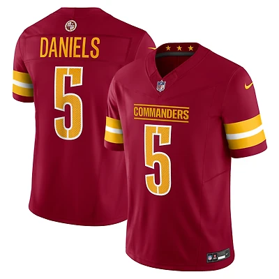 Maillot Nike Jayden Daniels bordeaux Washington Commanders Vapor F.U.S.E. Limited pour homme
