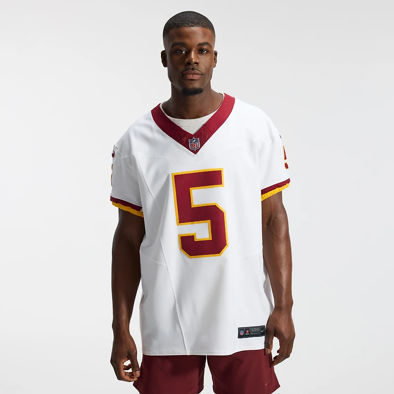 Men's Nike Jayden Daniels White Washington Commanders Alternate 2 Super Bowl Era Vapor F.U.S.E. Elite Jersey