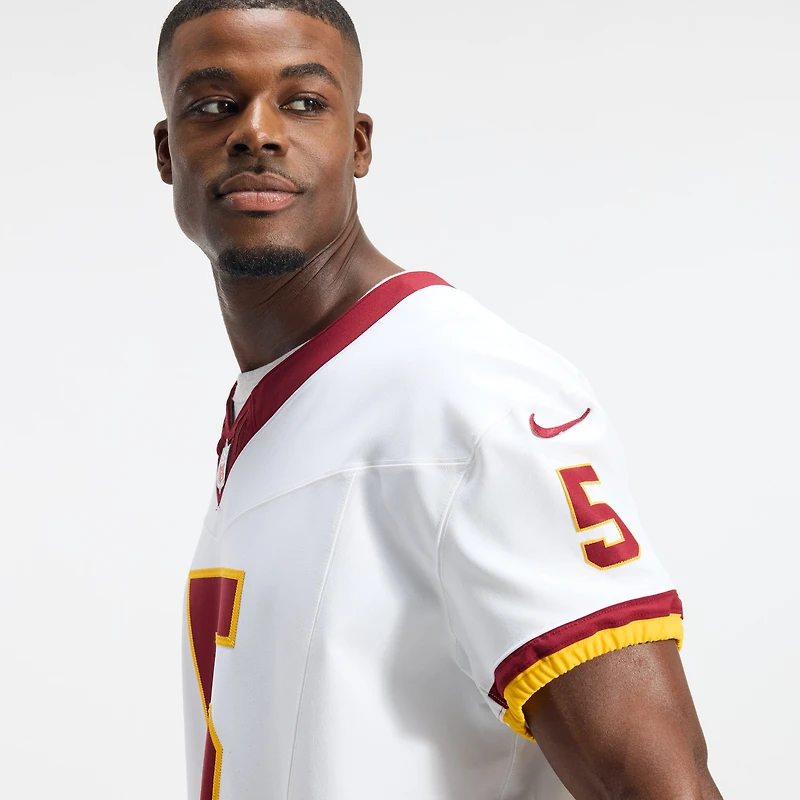 Men's Nike Jayden Daniels White Washington Commanders Alternate 2 Super Bowl Era Vapor F.U.S.E. Elite Jersey