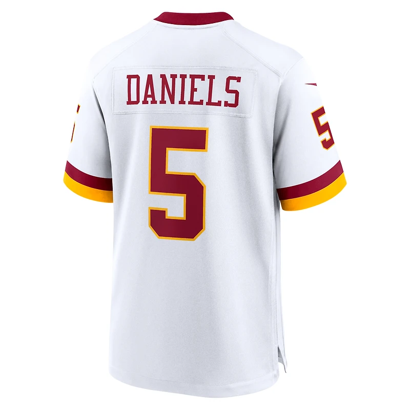 Maillot Nike Jayden Daniels blanc pour homme, édition Super Bowl, Washington Commanders