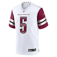 Maillot de jeu joueur Nike Jayden Daniels pour homme, blanc, Washington Commanders