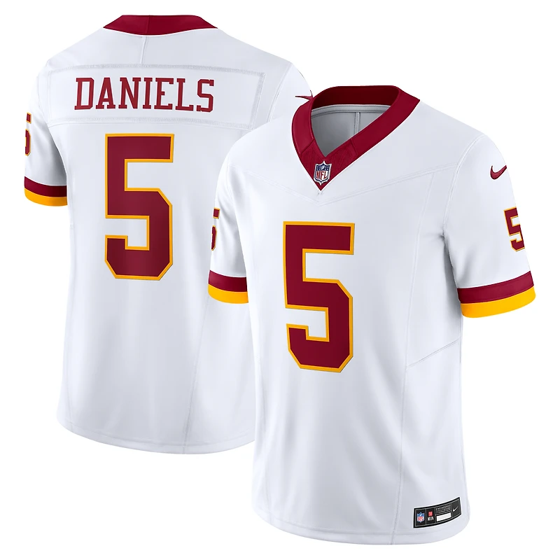 Maillot Nike Jayden Daniels blanc Washington Commanders Vapor F.U.S.E. édition limitée Super Bowl Era pour homme