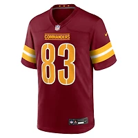 Men's Nike Jaylin Lane  Burgundy Washington Commanders Team Game Jersey