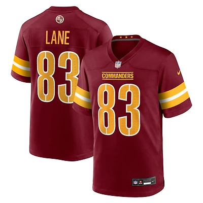 Men's Nike Jaylin Lane  Burgundy Washington Commanders Team Game Jersey
