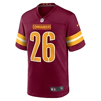 Men's Nike Jeremy McNichols  Burgundy Washington Commanders Game Jersey