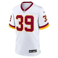 Maillot Nike Jeremy Reaves blanc pour homme, édition Super Bowl, Washington Commanders