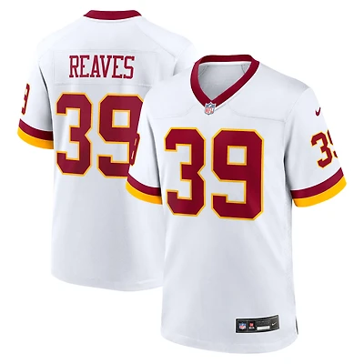 Maillot Nike Jeremy Reaves blanc pour homme, édition Super Bowl, Washington Commanders