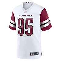 Men's Nike Jer'Zhan Newton  White Washington Commanders Game Jersey