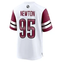 Men's Nike Jer'Zhan Newton  White Washington Commanders Game Jersey
