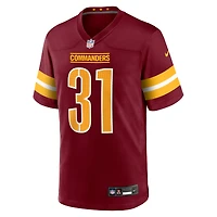 Maillot Nike Jonathan Jones Bordeaux pour homme des Washington Commanders