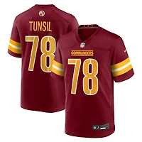 Men's Nike Laremy Tunsil  Burgundy Washington Commanders Team Game Jersey