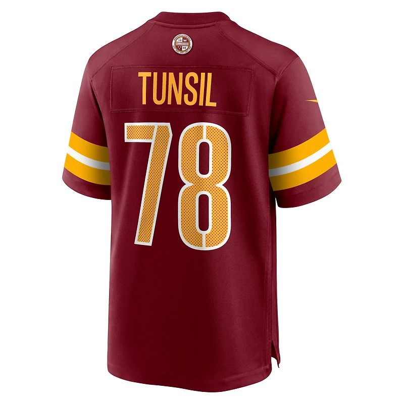 Men's Nike Laremy Tunsil  Burgundy Washington Commanders Team Game Jersey