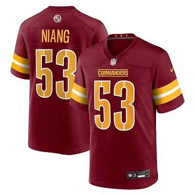Maillot Nike Lucas Niang Bordeaux pour homme des Washington Commanders