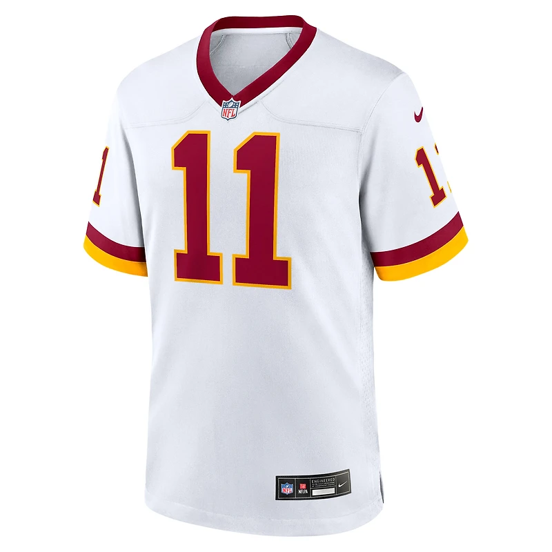 Men's Nike Luke McCaffrey White Washington Commanders Game Super Bowl Era Jersey