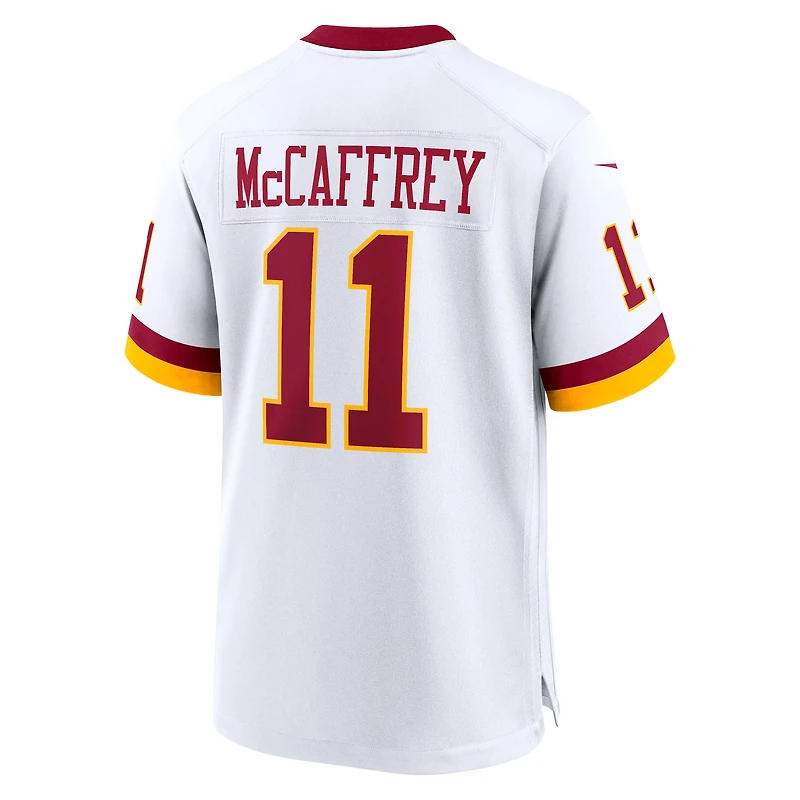 Men's Nike Luke McCaffrey White Washington Commanders Game Super Bowl Era Jersey